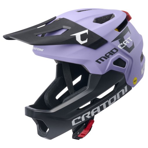 Billede af CRATONI MadCat MIPS Bike Helmet Kids - purple-black matt