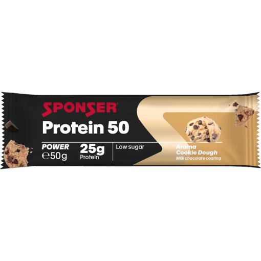 Zdjęcie: SPONSER Protein 50 Cookie Dough - baton proteinowy - 50g