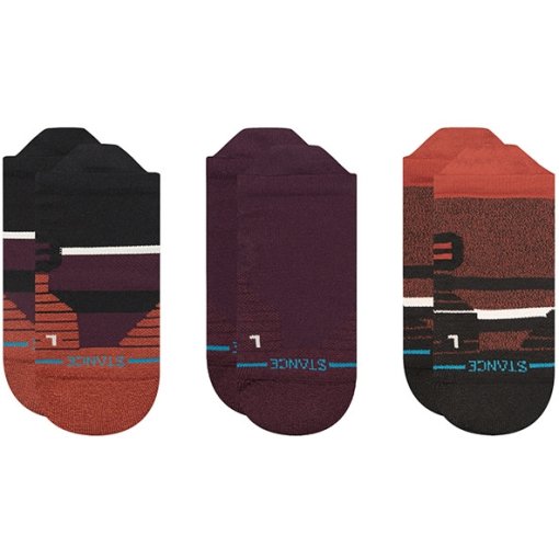 Foto de Stance Calcetines Unisex - Cavern Mid Tab Pack de 3 - wine