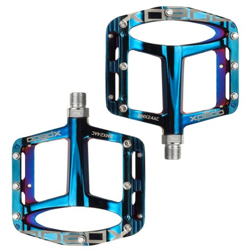 Immagine prodotto da Xpedo Spry+ Flat Pedal - blue ray