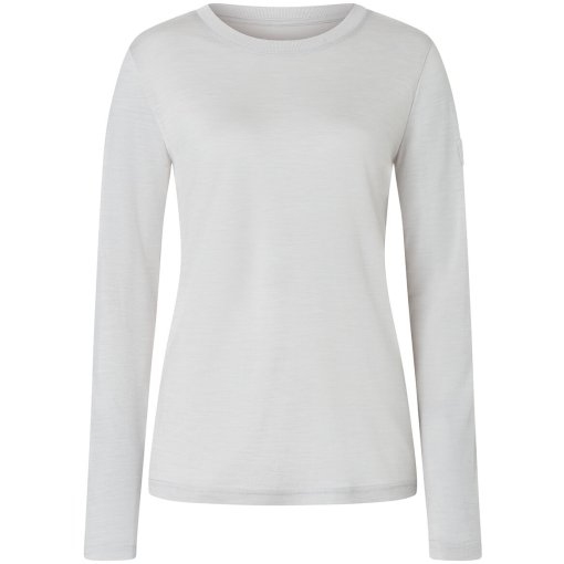 Immagine prodotto da SUPER.NATURAL Maglia a Maniche Lunghe Donna - Casual Rib Bio - White Stone Melange