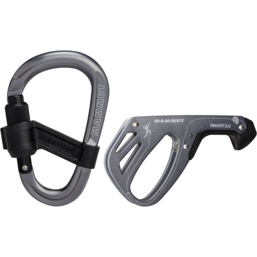 Immagine prodotto da Mammut Smart 2.0 Belay Package Dispositivo Assicurazione + Smart HMS Moschettone - grigio