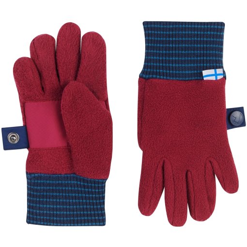 Produktbild von Finkid SORMIKAS Handschuhe Kinder - beet red/navy
