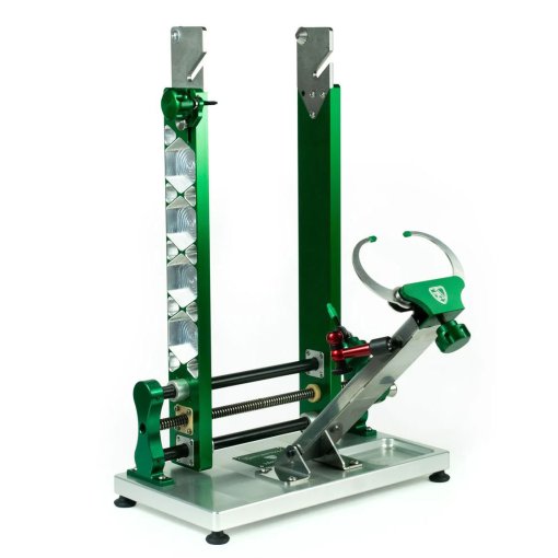 Immagine prodotto da Abbey Bike Tools Supporto di Centratura - The Truing Stand - green