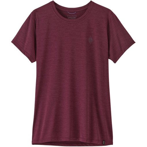 Foto de Patagonia Cap Cool Daily Camiseta para mujeres - Hut Tripper - Berry Fig - Light Berry Fig X-Dye