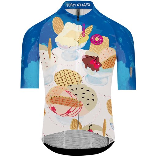 Productfoto van Q36.5 Gregarius Pro Team Gelato Herenshirt met korte mouwen - white