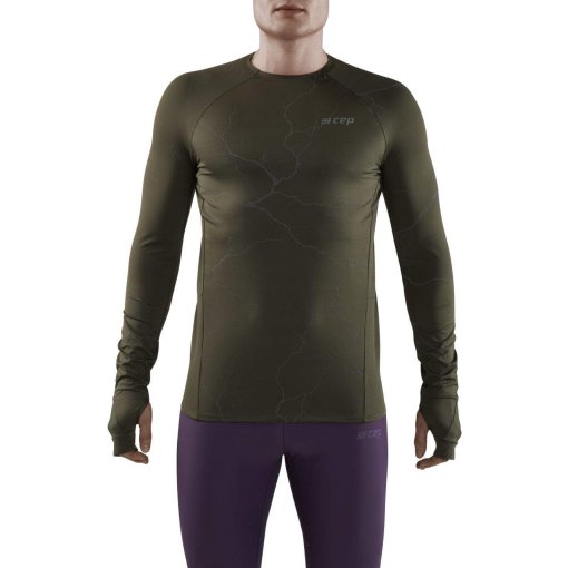 Foto de CEP Camiseta de Manga Larga Hombre - Reflective - dark green