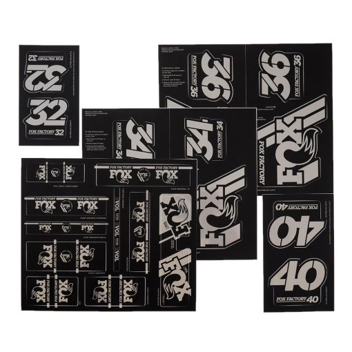 Immagine prodotto da FOX Decal Kit 2019 AM Heritage for Suspension Fork and Rear Shock - stealth