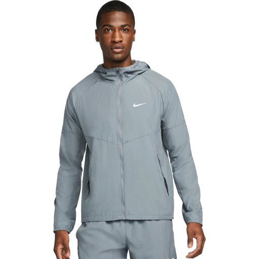 Picture of Nike Repel Miler Running Jacket Men - smoke grey/smoke grey/reflective silver DD4746-084