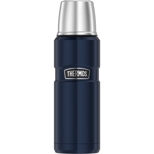 Produktbild von THERMOS® Stainless King Isolierte Trinkflasche 0.47L - midnight blue polished