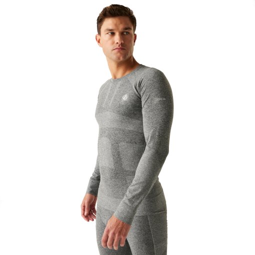 Foto de Dare 2b Camiseta Interior Manga Larga Hombre - In The Zone II - 1MX Charcoal Grey Marl