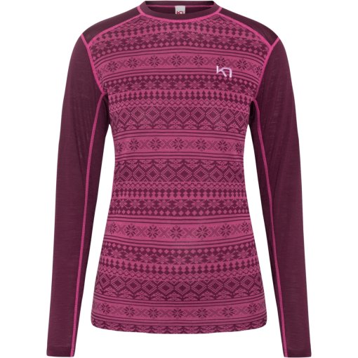 Foto de Kari Traa Camiseta Interior Manga Larga Mujer - Mina - wine