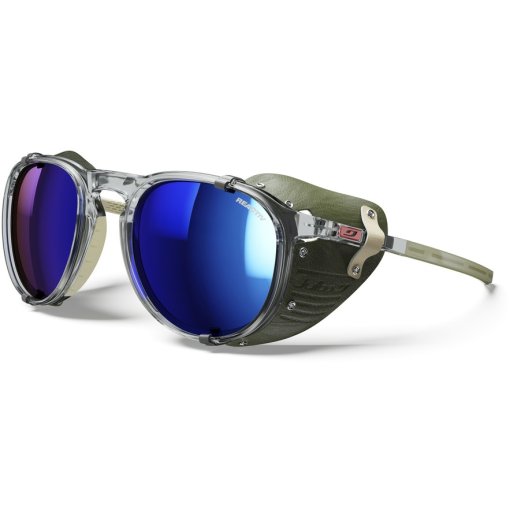 Zdjęcie: Julbo Millenium Okulary przeciwsłoneczne - Grey Translucent Glossy / Khaki / Beige - Blue Flash Reactiv 2-4
