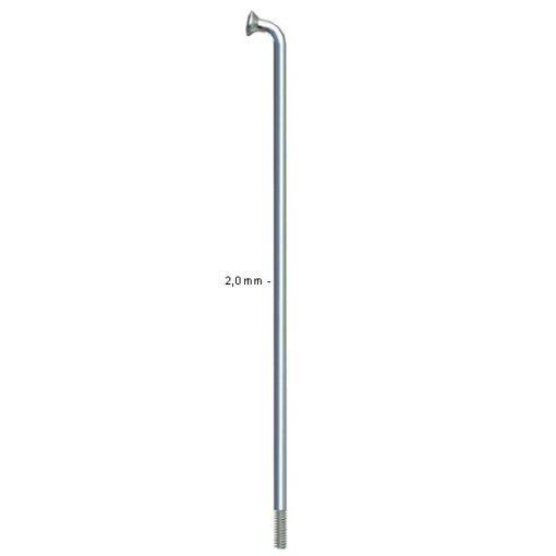 Foto de Sapim Leader Spokes 2,0 mm - silver