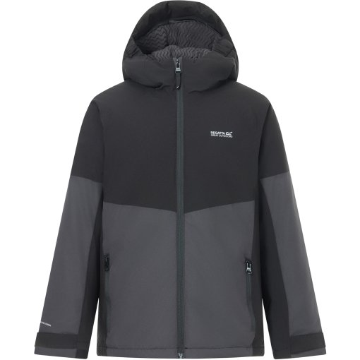 Photo produit de Regatta Veste Matelassé Enfants - Hillain Warm II - Black/Ash 82G