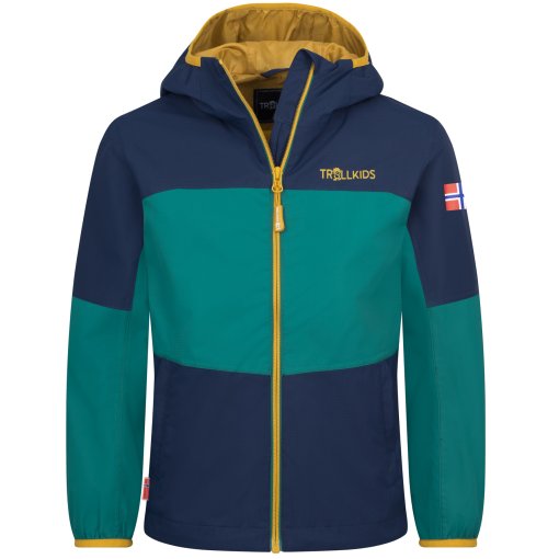 Photo produit de Trollkids Bjordal Veste Enfants - Jungle Green/Navy