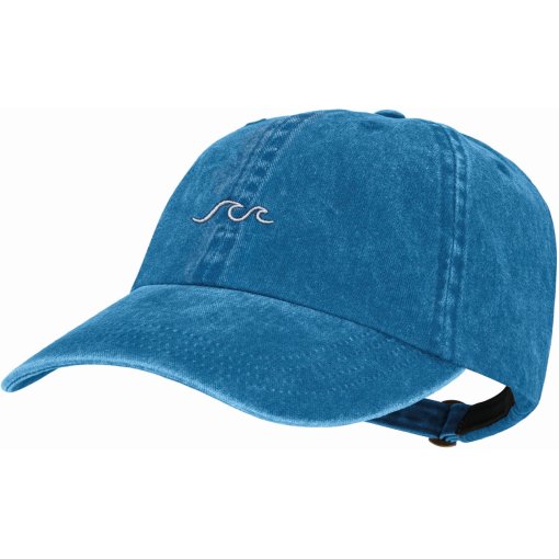 Produktbild von P.A.C. Original Washdyo+ Washed Organic Cotton Dad Cap - Jeans/Wave