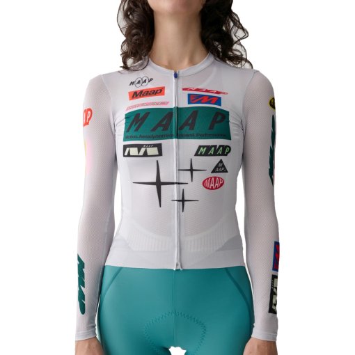 Immagine prodotto da MAAP Maglia a Maniche Lunghe Donna - Drome Pro Air 3.0 - icicle