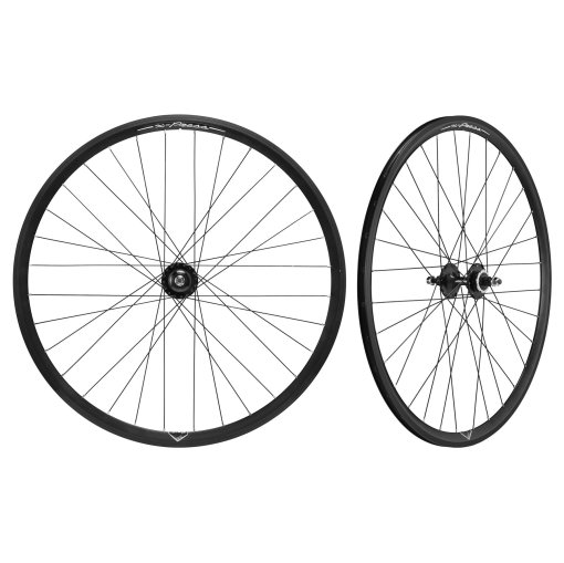 Immagine prodotto da Miche X-Press Pista/Strada Fixed/Free Set di Ruote - Copertoncino - VR 100mm | HR 120mm Asse Solido - nero