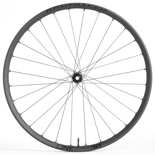 Picture of Bontrager Line Pro 30 TLR Front Wheel - 29&quot; | Carbon | 6-Hole | 15x110mm Boost - black