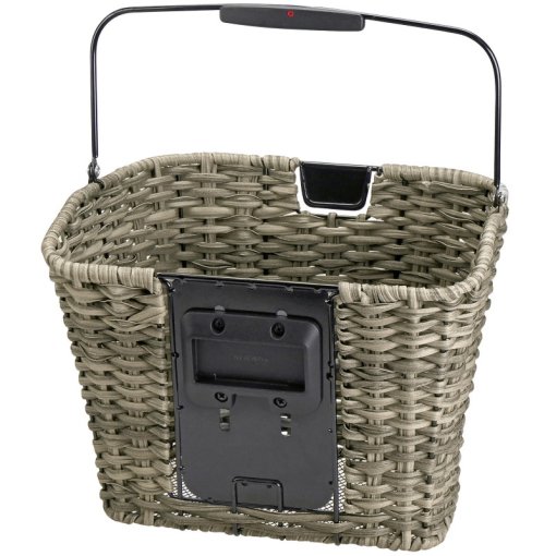 Fietsmand voor stuur, hoge capaciteit, universeel en afneembaar, met Click On/Off - licht en waterdicht, boodschappenmand tot 6 kg draagvermogen - inklapbare voorkoffer