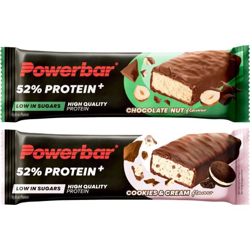 Photo produit de Powerbar 52% Protein Plus - barre protéinée - 4x50g