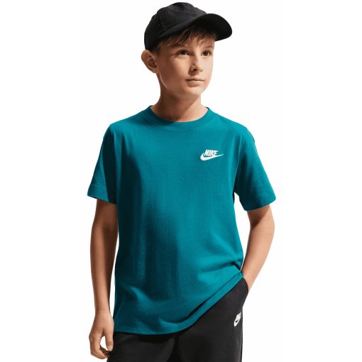 Picture of Nike Futura Sportswear Tee Kids - bright spruce FZ5177-372