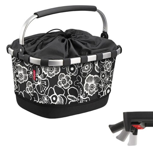 Produktbild von KLICKfix Carrybag GT UniKlip 0305U Fahrradkorb - 24L - fleur schwarz