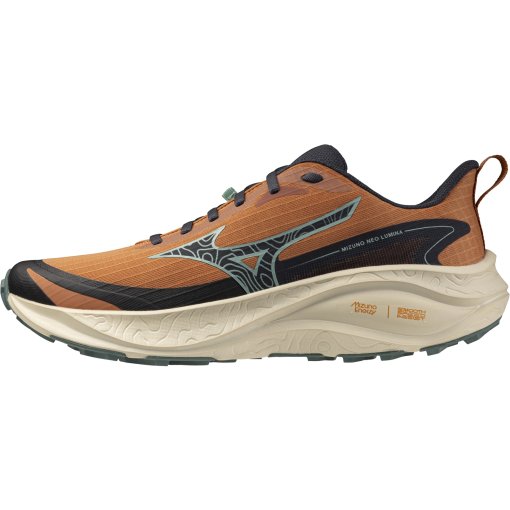 Photo produit de Mizuno Chaussures Trail Running Homme - Neo Lumina - Sunburn/Goblin Green/Summer Sand