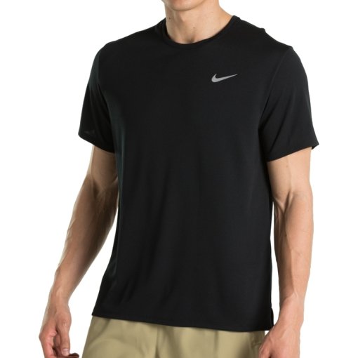 Immagine di Nike Maglietta da corsa Uomo - Dri-FIT UV Miler - black/reflective silver DV9315-010