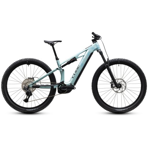 Kuva tuotteesta CUBE STEREO HYBRID ONE44 HPC Pro 800 - Hiilikuituinen Sähkömaastopyörä - 2027 - 27.5&quot; - pearlaqua / black