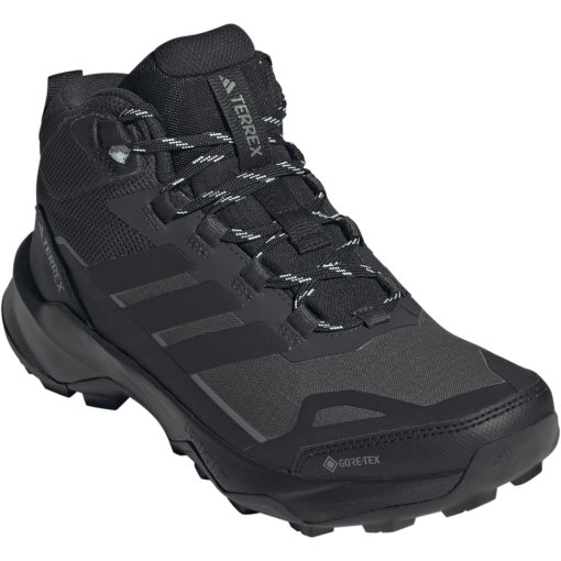 Foto de adidas Zapatillas Mujer - TERREX Skychaser AX5 GORE-TEX Mid - carbon/core black/semi flash aqua JQ2219