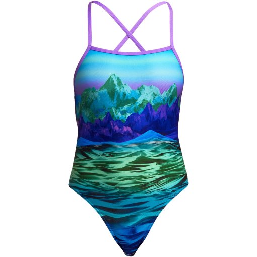 Produktbild von Funkita Strapped In Eco Badeanzug Damen - Mintie Montie