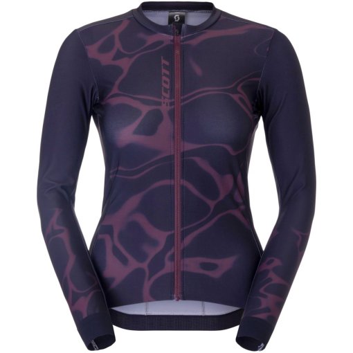 Picture of SCOTT Pro Mid Longsleeve Jersey Women - cocoa red/black