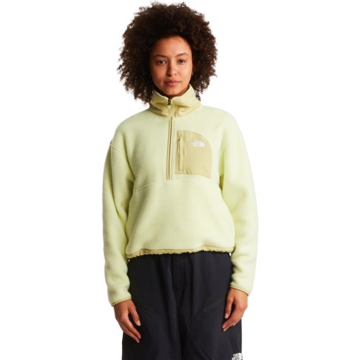 Produktbild von The North Face Yumiori Off Peak 1/2 Zip Fleecejacke Damen - Lemon Mist/Pear