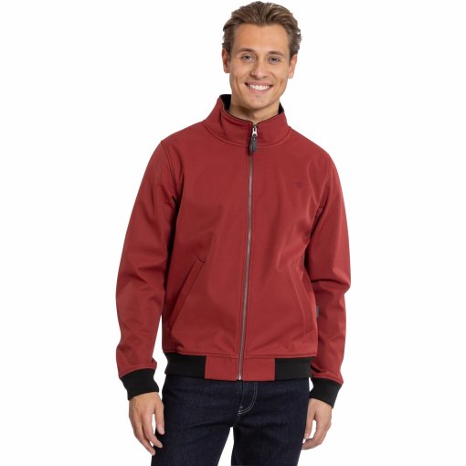 Immagine prodotto da Elkline Giacca Softshell Uomo - SOFTWEAR - syrahred