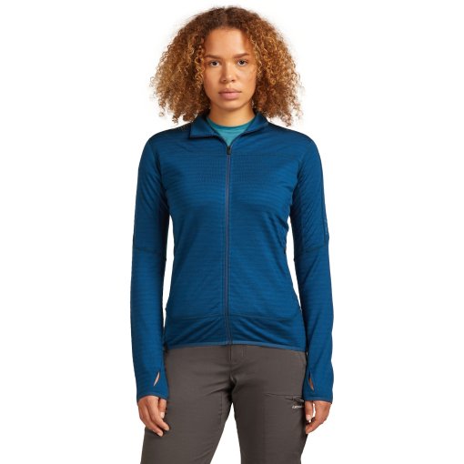 Foto de Icebreaker Chaqueta Mujer - Merino 300 RealFleece™ Descender - Atlantis