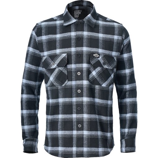 Immagine prodotto da Loose Riders Camicia in flanella da uomo - Hallerbos Blue