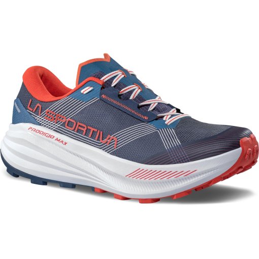 Photo produit de La Sportiva Chaussures Running Homme - Prodigio Max - Night Sky/Mountain Red
