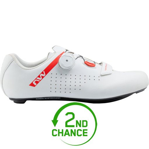 Produktbild von Northwave Core Plus 2 Rennradschuhe Herren - white/red fluo 54 - B-Ware