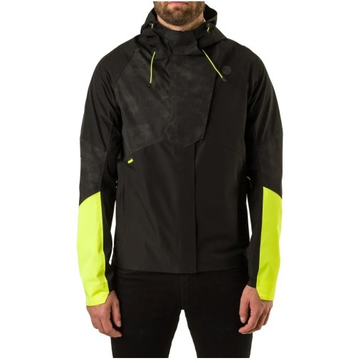 Foto de AGU Chaqueta Impermeable Hombre - Commuter Hi-Vis + Reflection Tech - negro