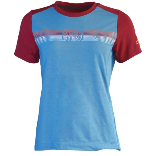Photo produit de Zimtstern Maillot VTT Femme - TrailFlowz - Blue Steel/Windor Wine