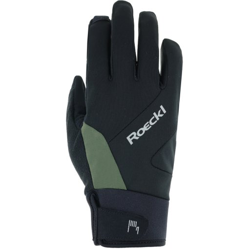 Foto de Roeckl Sports Guantes Ciclismo Niños - Reichenthal 2 - black/fir forest 9039