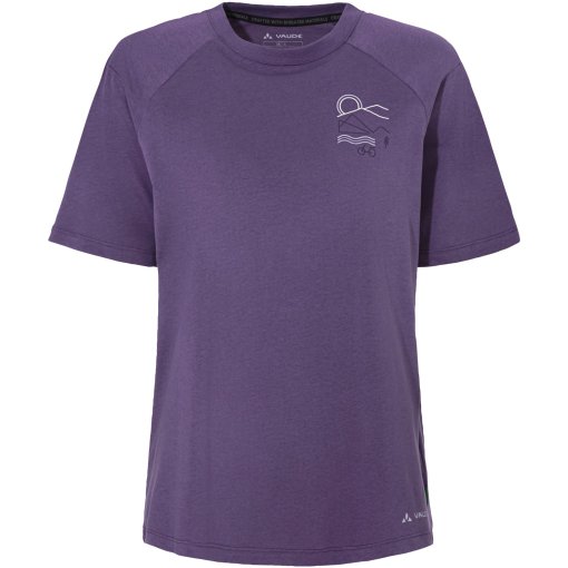 Immagine prodotto da Vaude Maglia a Maniche Corte Uomo - Cyclist Casual - mulberry