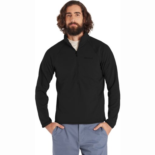 Foto de Marmot Jersey Polar 1/2 Zip Hombre - Leconte - negro