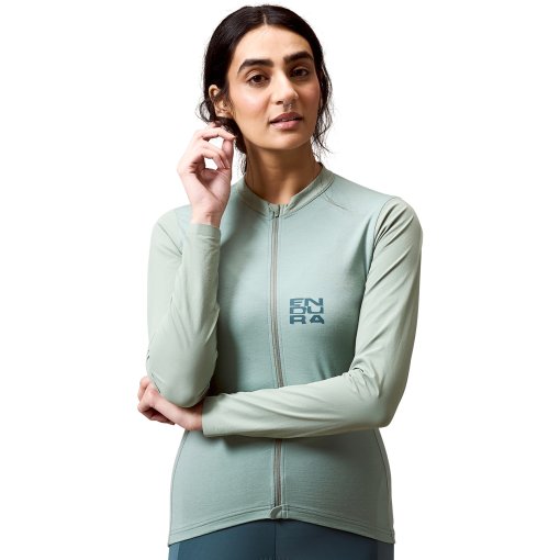 Picture of Endura Alltrack Ride Long Sleeve Jersey Women - sage green