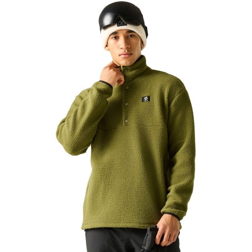 Produktbild von Dare 2b Twin Tip Snap Fleecepullover Herren - 0GH Martini Olive
