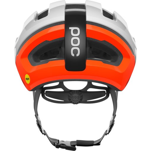 POC Omne Air MIPS Helmet - 9482 Hydrogen White/Fluorescent Orange