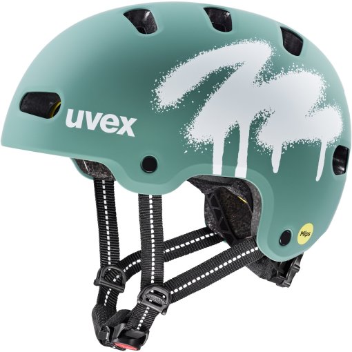 Productfoto van Uvex kid 4 style MIPS Kinder-fietshelm - spray sage green matt