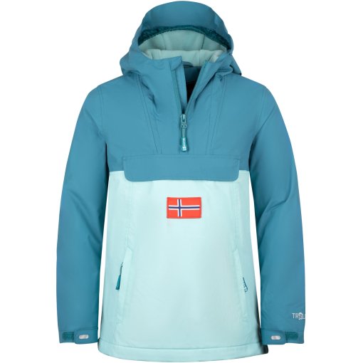Foto de Trollkids Chaqueta Anorak Impermeable Niña - Kirkenes - Teal/Aqua